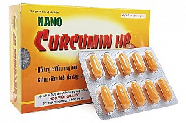 Nano Curcumin HP Chuyên Dùng Khi Viêm Loét Dạ Dày Do Nhiễm Khuẩn HP