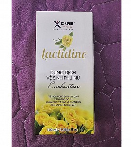 dung dịch vệ sinh phụ nữ Lactidine ( xcare - hương Enchanteur)